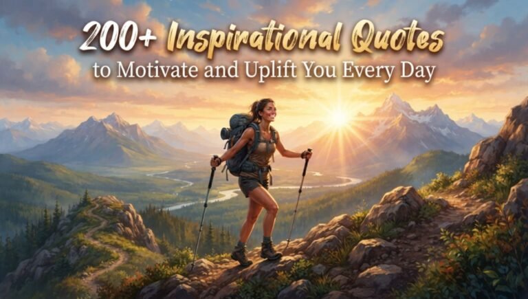 200+ Inspirational Quotes to Motivate and Uplift You Every Day