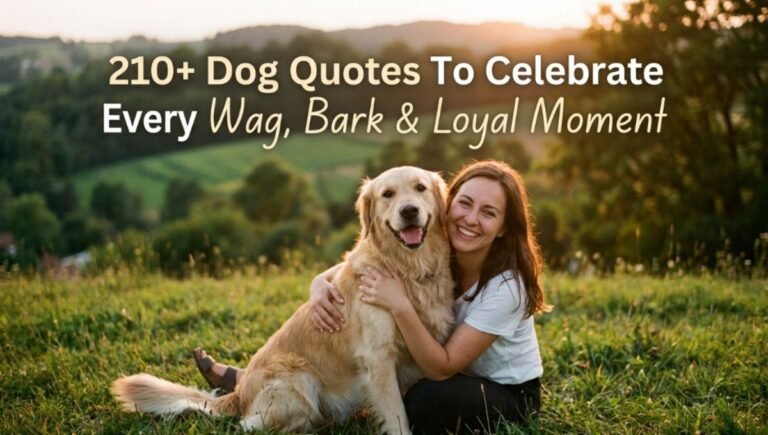 210+ Dog Quotes To Celebrate Every Wag, Bark & Loyal Moment