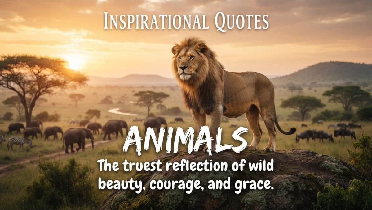 Inspirational Quotes Animals
