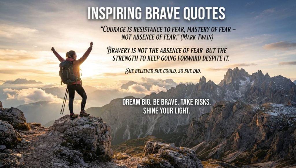 Inspiring Brave Quotes