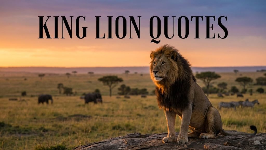 King Lion Quotes
