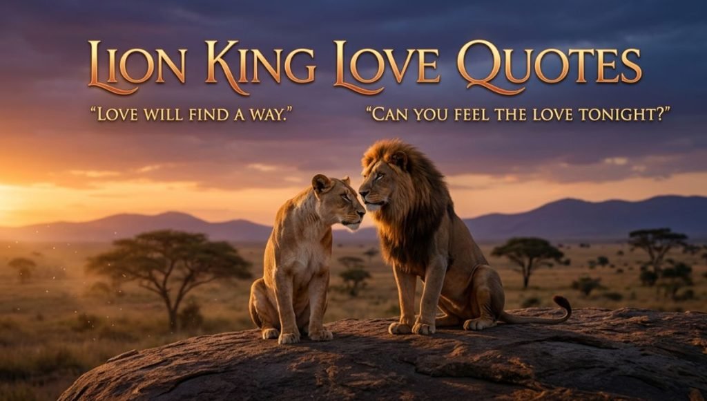 Lion King Love Quotes