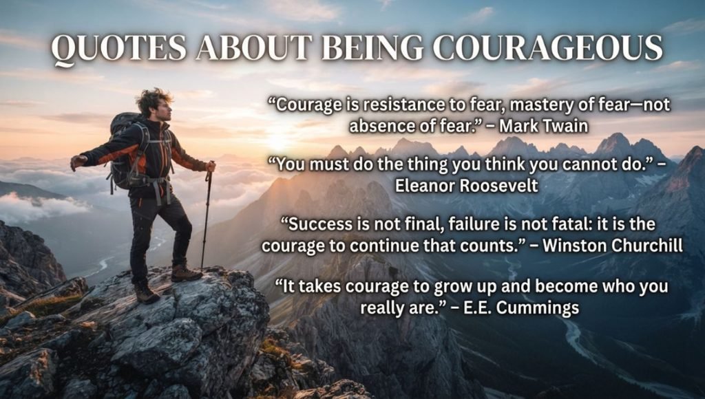 Quotes About Being Courageous
