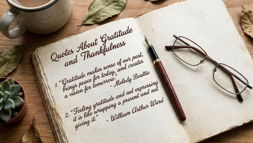 Quotes About Gratitude and Thankfulness