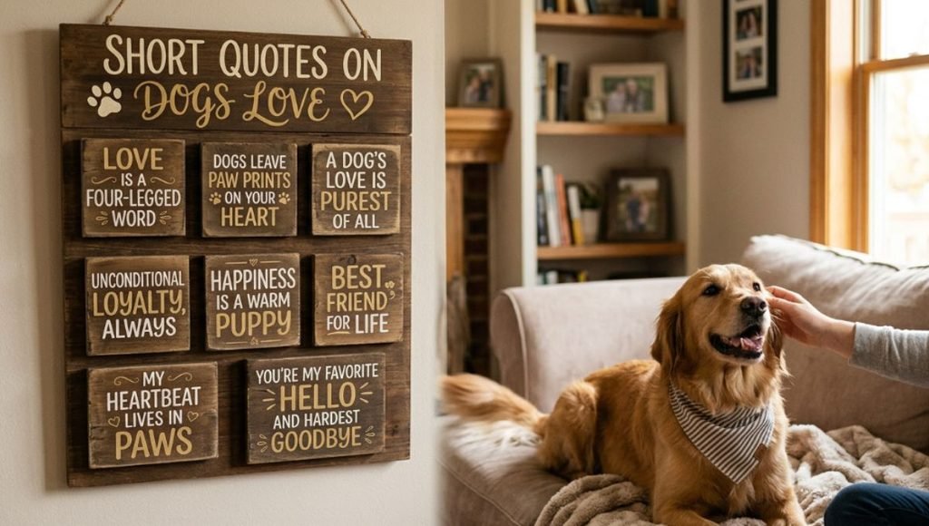 Short Quotes On Dogs Love