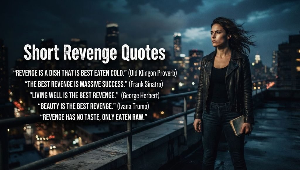 Short Revenge Quotes