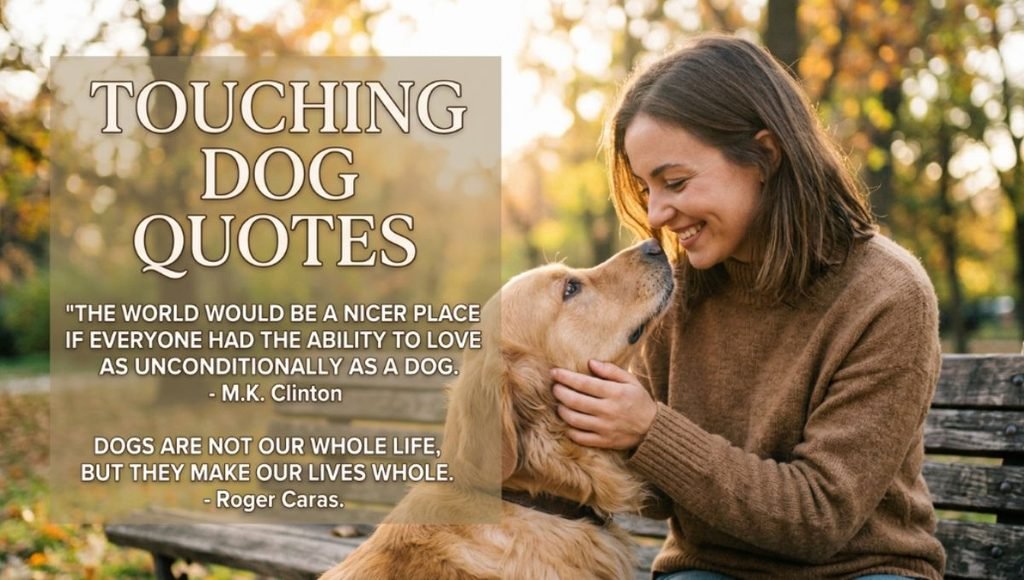 Touching Dog Quotes