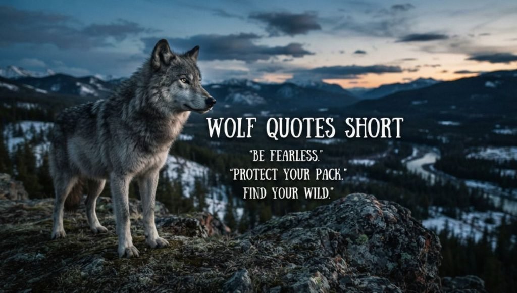 Wolf Quotes Short