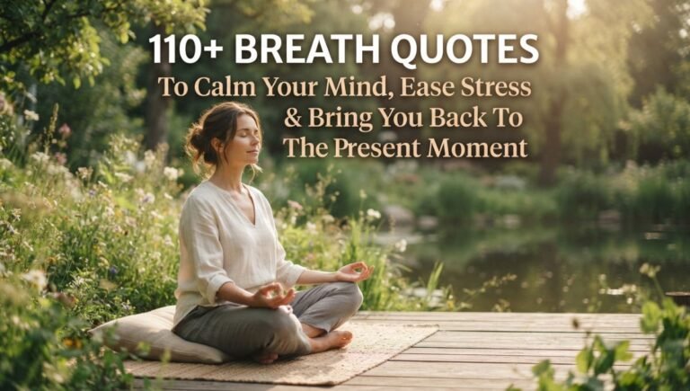 110+Breath Quotes To Calm Your Mind, Ease Stress & Bring You Back To The Present Moment