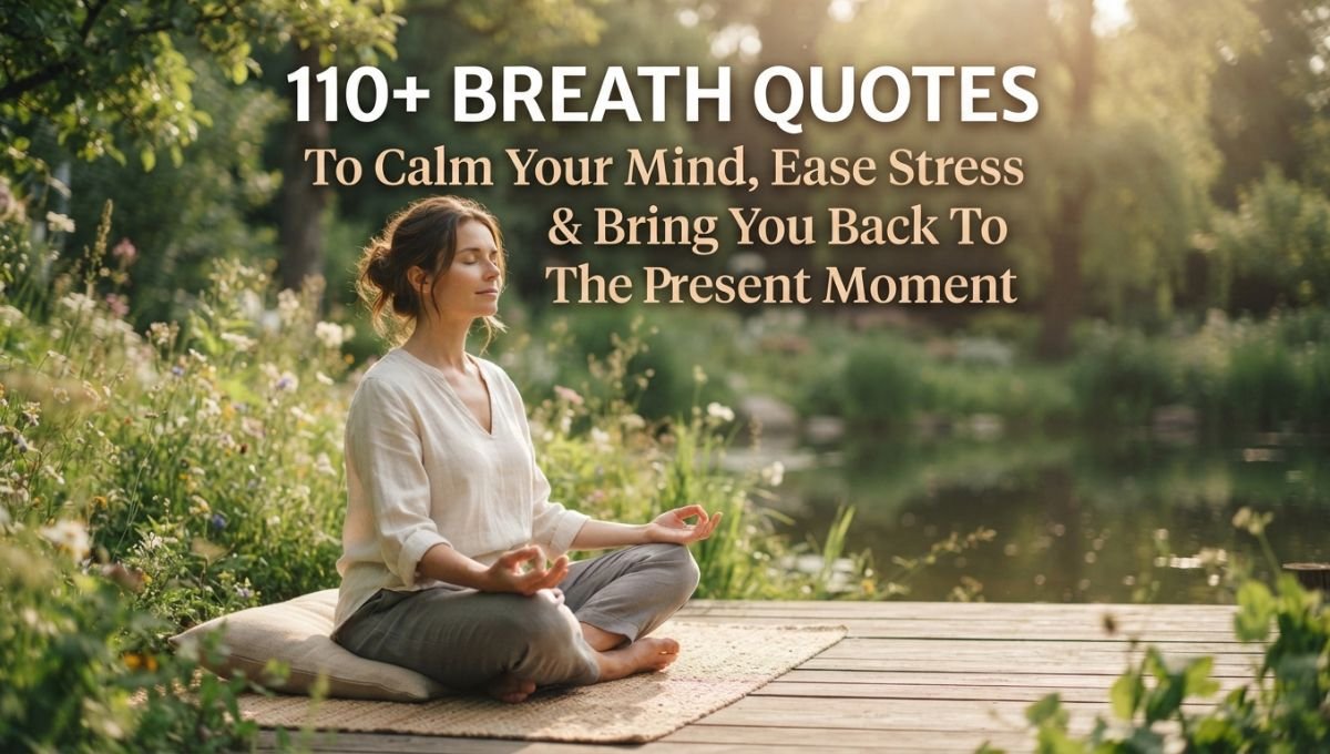110+Breath Quotes To Calm Your Mind, Ease Stress & Bring You Back To The Present Moment