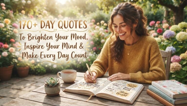 170+Day Quotes To Brighten Your Mood, Inspire Your Mind & Make Every Day Count