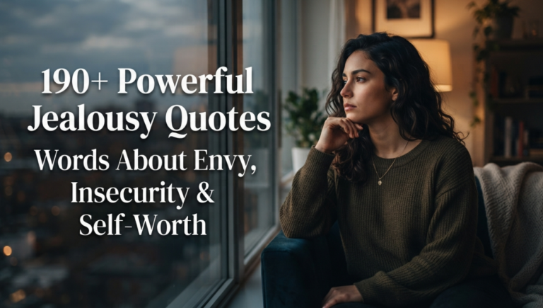 190+ Powerful Jealousy Quotes Words About Envy, Insecurity & Self-Worth