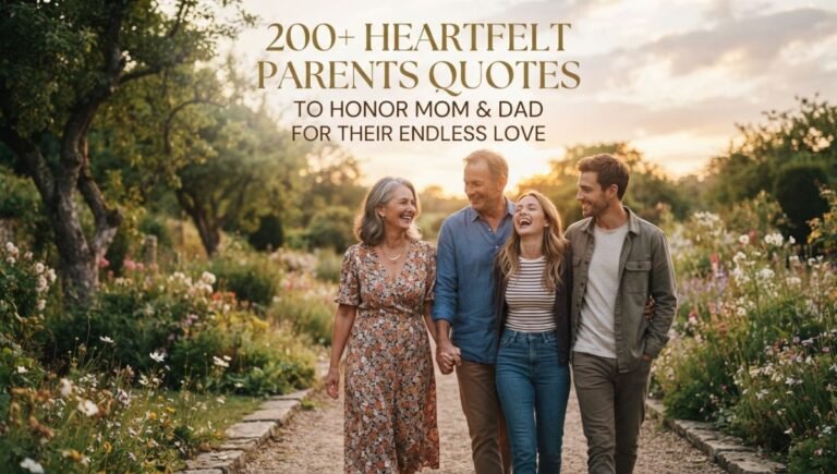 200+Heartfelt Parents Quotes To Honor Mom & Dad For Their Endless Love