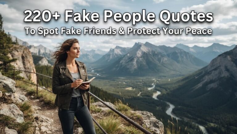 220+Fake People Quotes To Spot Fake Friends & Protect Your Peace