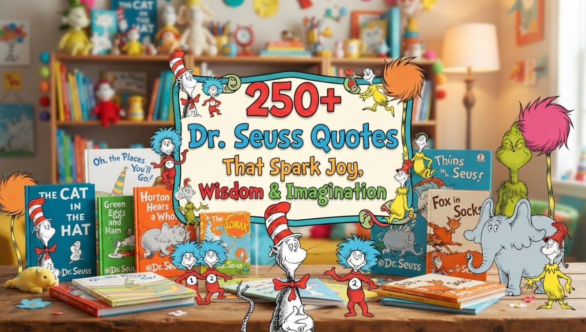 250+Dr Seuss Quotes That Spark Joy, Wisdom & Imagination 