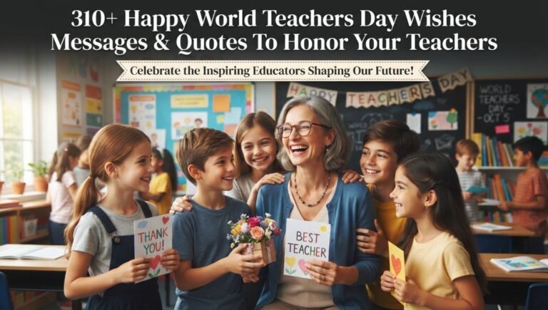 310+ Happy World Teachers Day Wishes Messages & Quotes To Honor Your Teachers