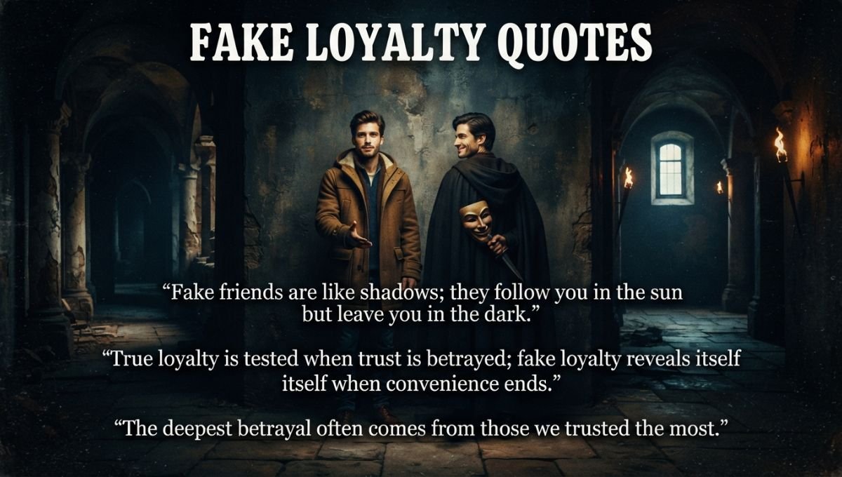 Fake Loyalty Quotes