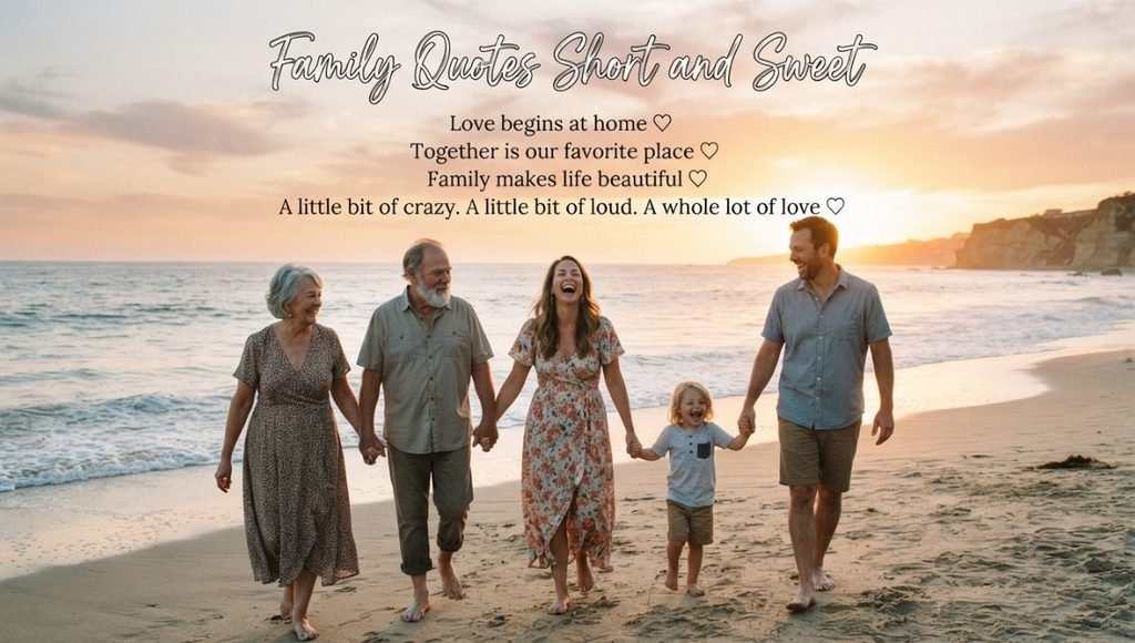 Family Quotes Short and Sweet