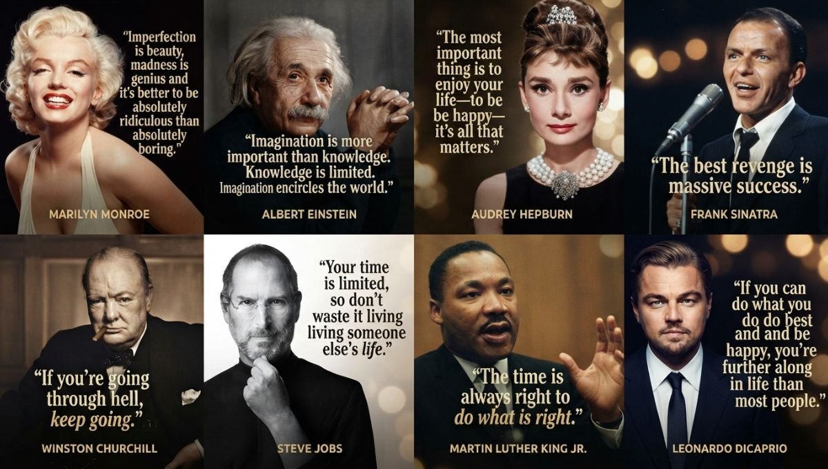 Famous Celebrities Quotes