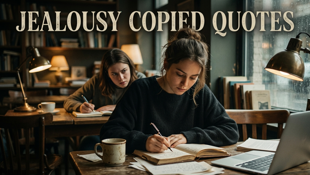Jealousy Copied Quotes