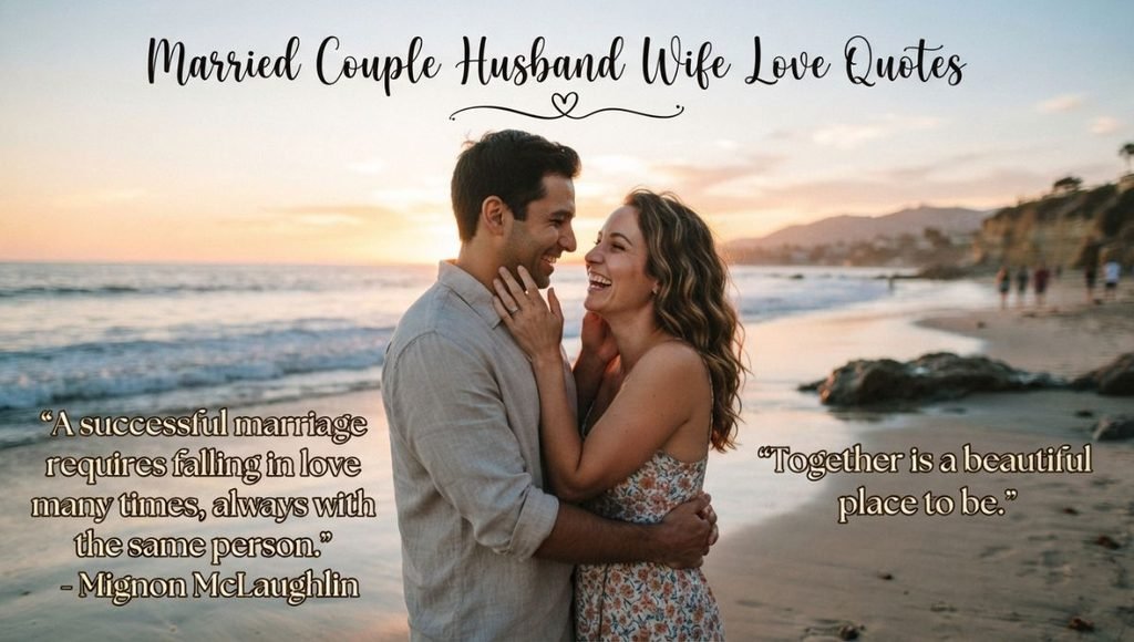 Married Couple Husband Wife Love Quotes