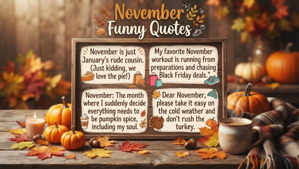 November Funny Quotes