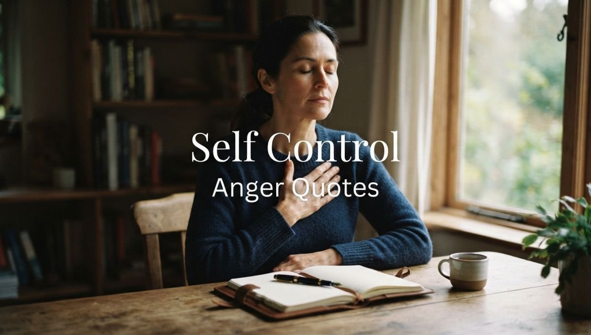 Self Control Anger Quotes