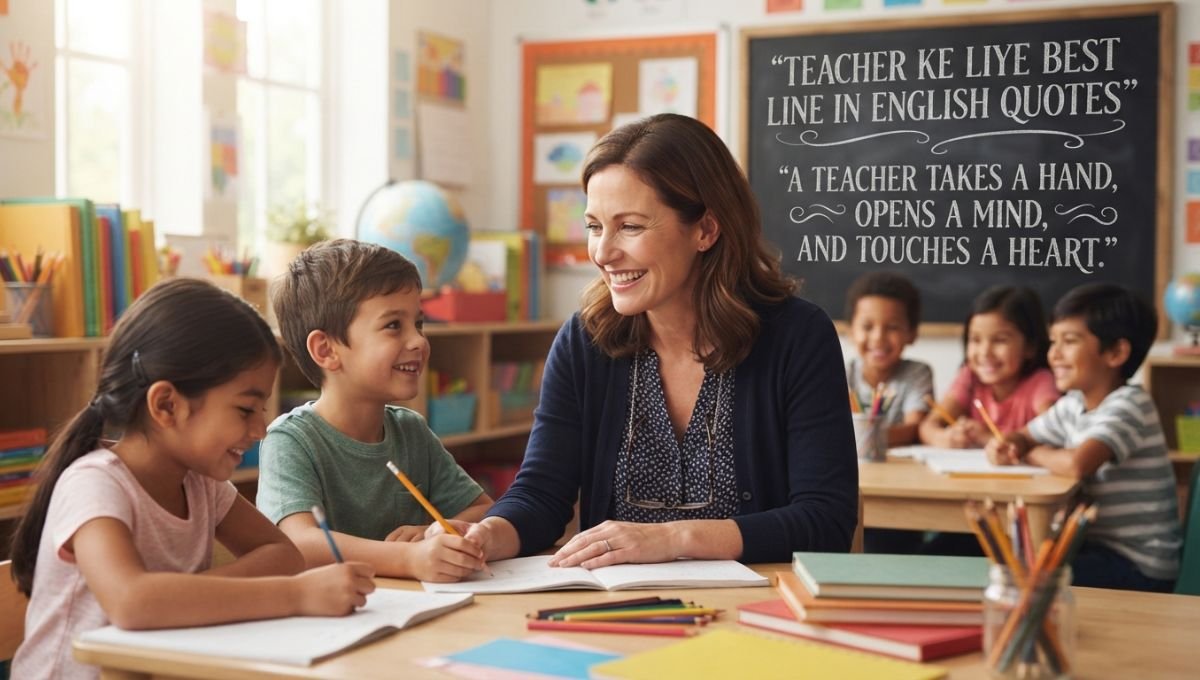 Teacher Ke Liye Best Line in English Quotes