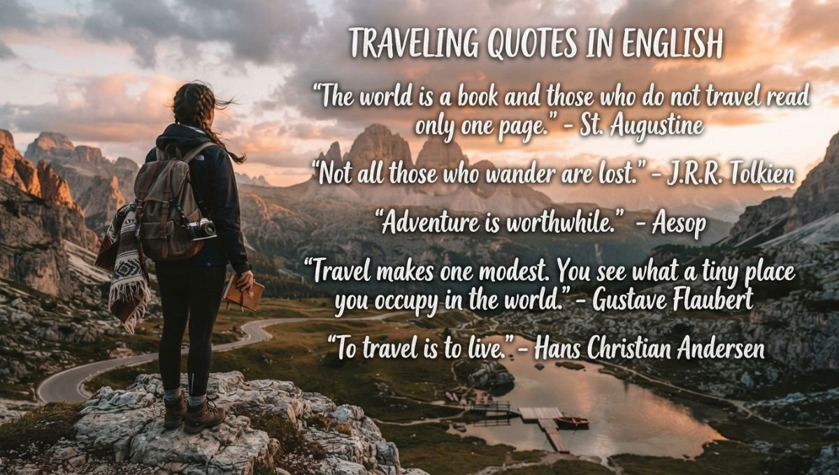 Traveling Quotes in English